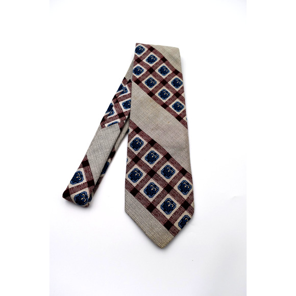 Wembley, Superba Necktie Mixed Lot Wool and Polyester Blend Men's Vintage 1970's - Picture 4 of 9